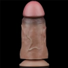 7.0 Dual Layered Platinum Silicone Cock