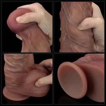 10.5 Dual Layered Silicone Cock XXL