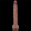 14.5 Dual Layered Bendable Silicone Cock XXL(Flesh)