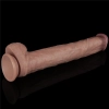 14.5 Dual Layered Bendable Silicone Cock XXL(Flesh)