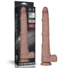 16 Dual Layered Bendable Silicone Cock XXL(Flesh)