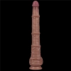 16 Dual Layered Bendable Silicone Cock XXL(Flesh)