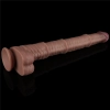 16 Dual Layered Bendable Silicone Cock XXL(Flesh)