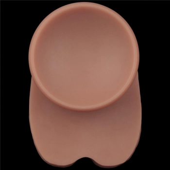 16 Dual Layered Bendable Silicone Cock XXL(Flesh)