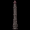 16 Dual Layered Bendable Silicone Cock XXL(Black)