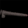 16 Dual Layered Bendable Silicone Cock XXL(Black)