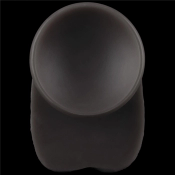 16 Dual Layered Bendable Silicone Cock XXL(Black)