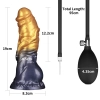 7.5 Dual Density Silicone Inflatable Dildo