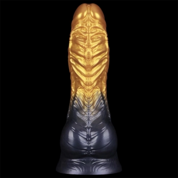 8 Dual Density Silicone Inflatable Dildo