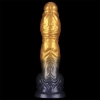 10 Dual Density Silicone Inflatable Dildo