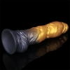 10 Dual Density Silicone Inflatable Dildo