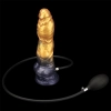 10 Dual Density Silicone Inflatable Dildo