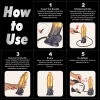 10 Dual Density Silicone Inflatable Dildo