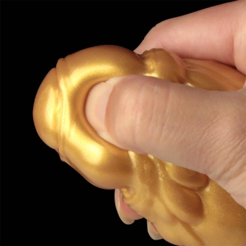 10 Dual Density Silicone Inflatable Dildo