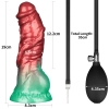 7.5 Dual Density Silicone Inflatable Dildo
