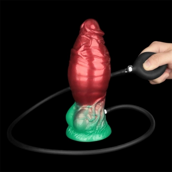 7.5 Dual Density Silicone Inflatable Dildo