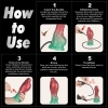 8 Dual Density Silicone Inflatable Dildo