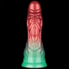 8 Dual Density Silicone Inflatable Dildo