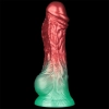 8 Dual Density Silicone Inflatable Dildo