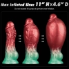 8 Dual Density Silicone Inflatable Dildo