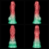8 Dual Density Silicone Inflatable Dildo