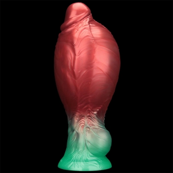 8 Dual Density Silicone Inflatable Dildo