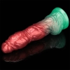 10 Dual Density Silicone Inflatable Dildo