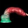 10 Dual Density Silicone Inflatable Dildo