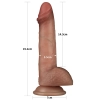 7.5 Sliding Skin Pro Dual Layer Silicone Dong