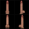 9 Sliding Skin Pro Dual Layer Silicone Dong