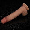 9 Sliding Skin Pro Dual Layer Silicone Dong