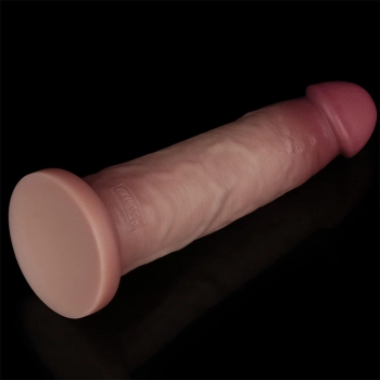 9 Sliding Skin Pro II Dual Layer Silicone Dong