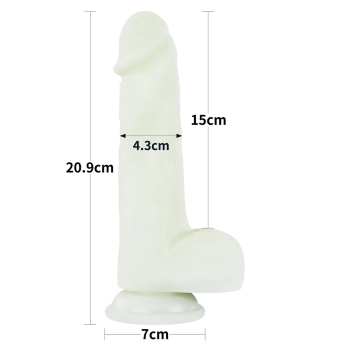 Dildo Lovetoy Lumino Play silikonowe świecące 20 cm