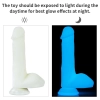 Dildo Lovetoy Lumino Play silikonowe świecące 20 cm