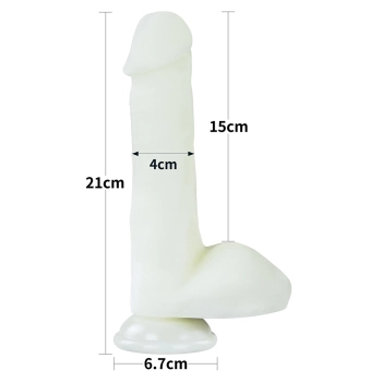 Dildo Lovetoy Lumino Play silikonowe świecące 20 cm