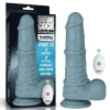 11 Rechargeable Thrusting and Vibrating Silicone Dildo with Remote