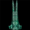 Dildo wibrujące podwójne pazury silikonowe Lovetoy 19 cm