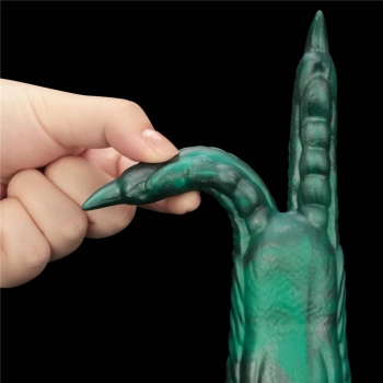 Dildo wibrujące podwójne pazury silikonowe Lovetoy 19 cm