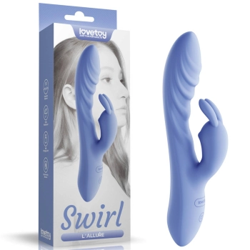 Wibrator króliczek Lovetoy Swirl silikonowy USB 20.5 cm
