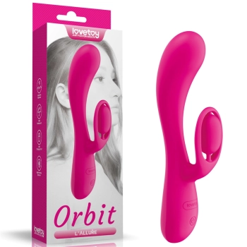 Wibrator króliczek silikonowy Lovetoy LAllure Swirl USB 20 cm