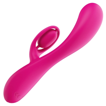 Wibrator króliczek silikonowy Lovetoy LAllure Swirl USB 20 cm