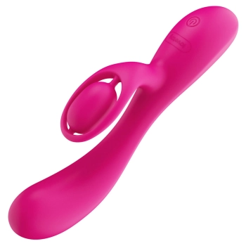 Wibrator króliczek silikonowy Lovetoy LAllure Swirl USB 20 cm
