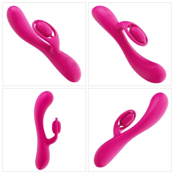 Wibrator króliczek silikonowy Lovetoy LAllure Swirl USB 20 cm