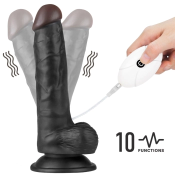 Vibrating Easy Strapon Set 7.5 Black