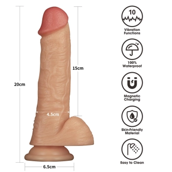 Vibrating Enhanced Strap on Set 8 XS/S/M