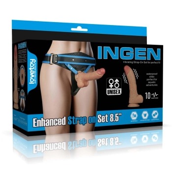 Vibrating Enhanced Strap on Set 8.5 XS/S/M