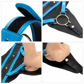 Vibrating Enhanced Strap on Set 8.5 XS/S/M