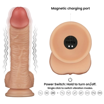 Vibrating Enhanced Strap on Set 8.5 L/XL/2XL
