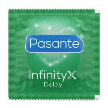 Prezerwatywa opóźniająca Pasante Infinity X Delay naturalna 19 cm 1 sztuka