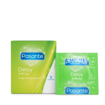 Pasante Delay/Infinity Condoms 3 pcs